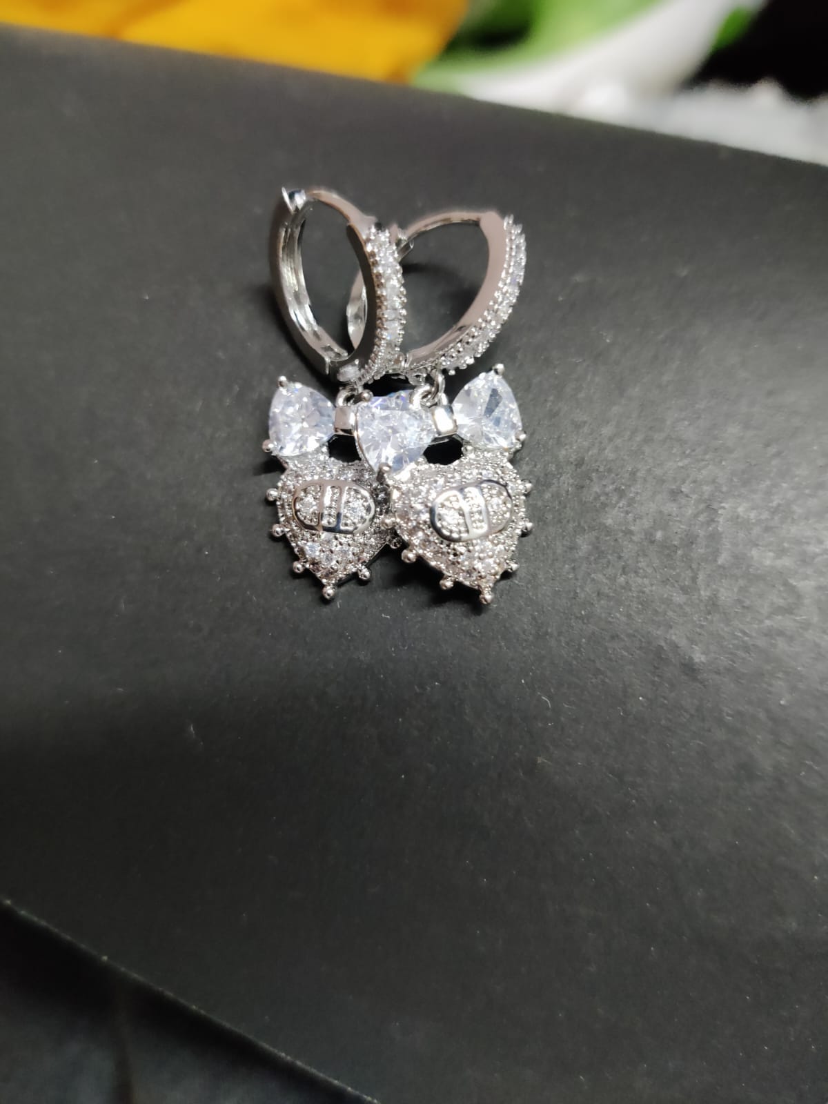Silver colour anti tarnish hoop