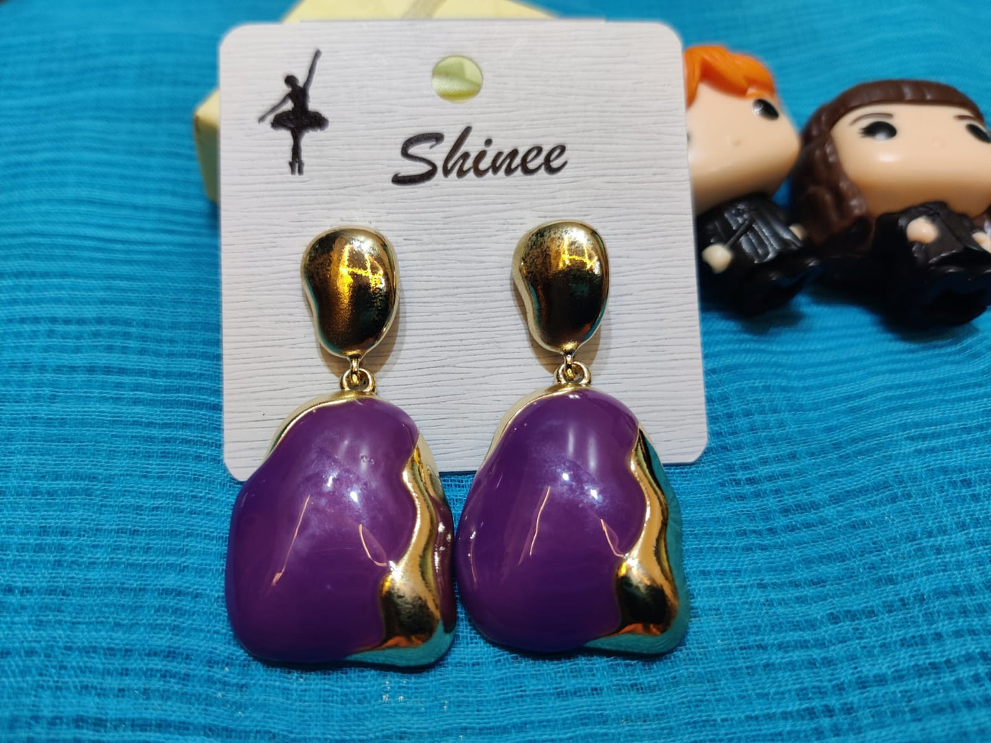 Western long earrings