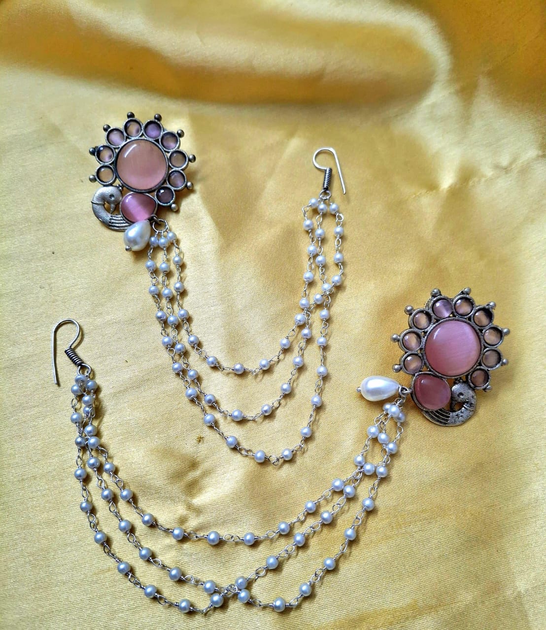 brass sahara earrings