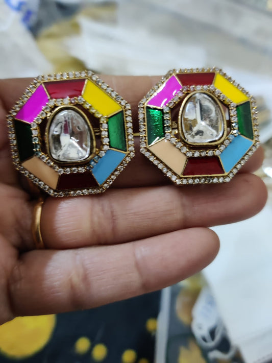 Big sized enamel studs