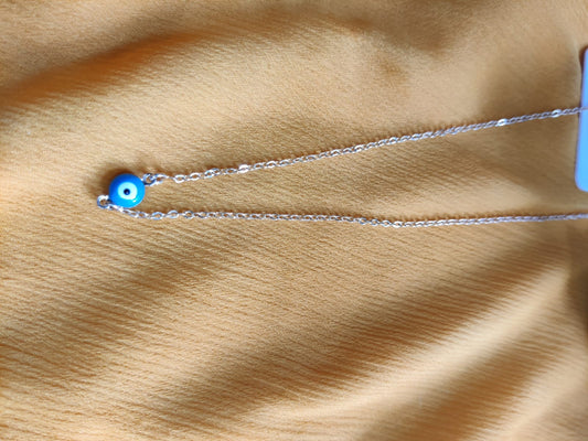 Anti Tarnish Evil eye pendant chain