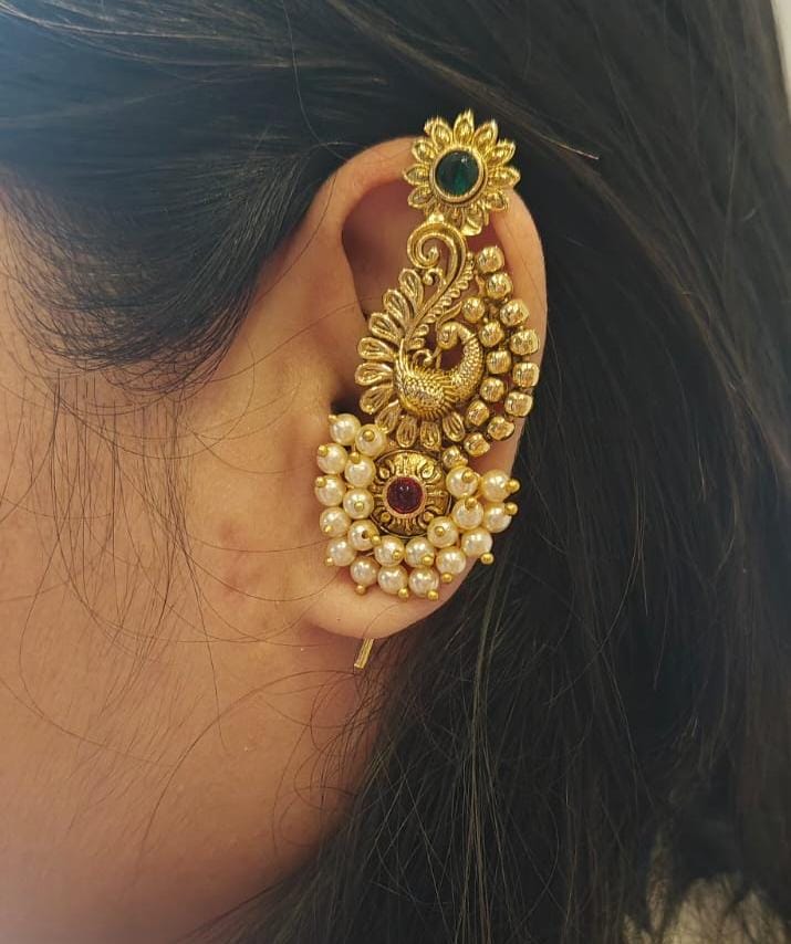 Brass earcuff bugadi
