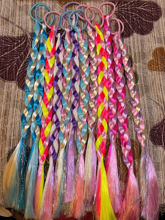 Colourful braids