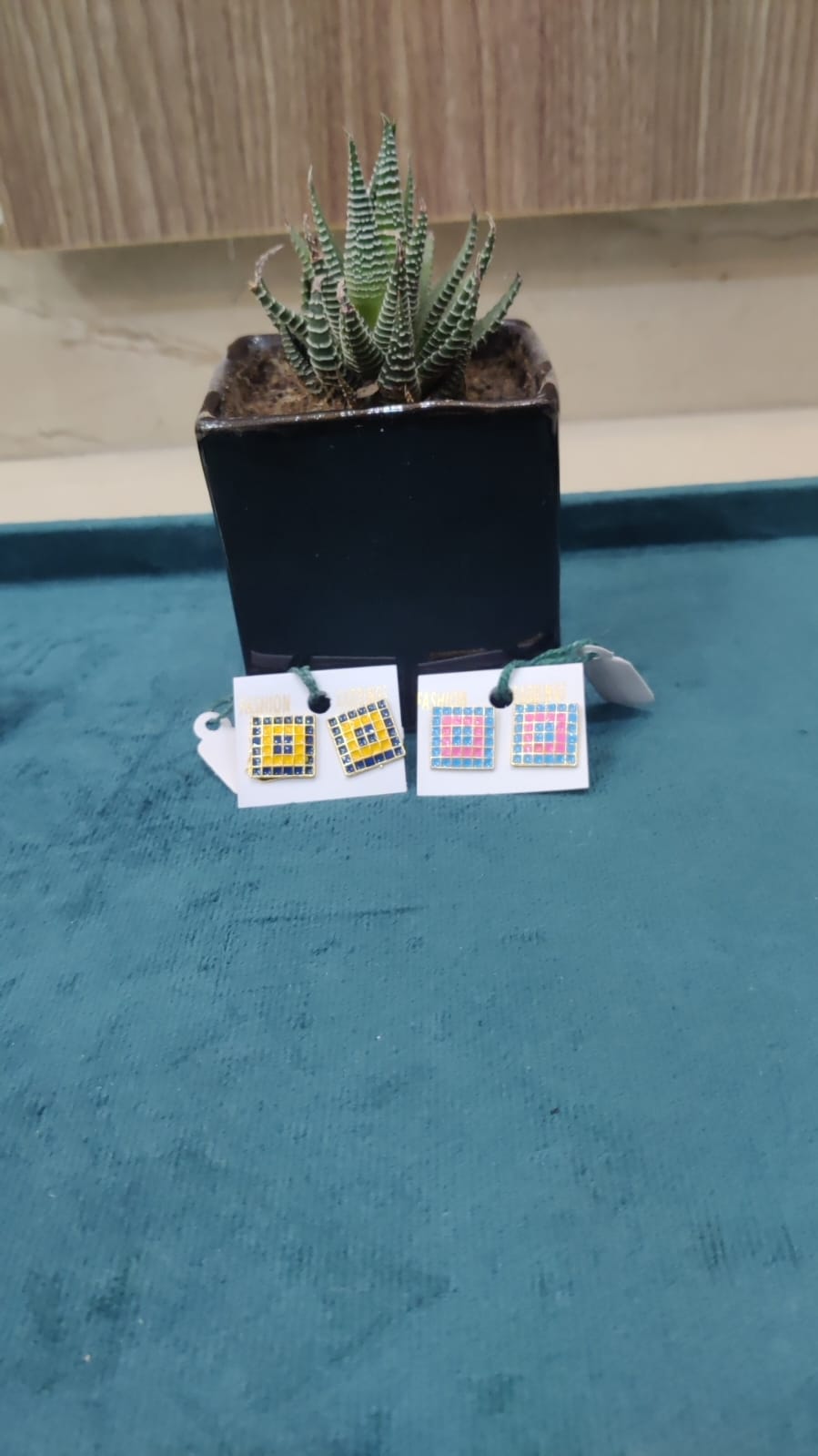 Meenakari studs