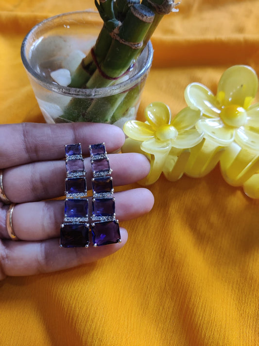 AD stone earring